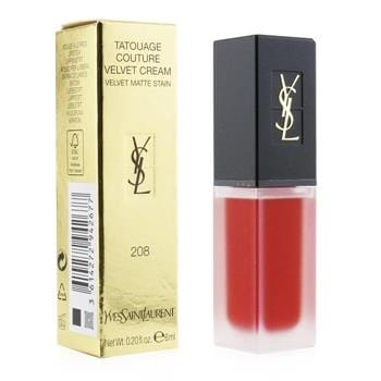 OJAM Online Shopping - Yves Saint Laurent Tatouage Couture Velvet Cream Velvet Matte Stain - # 208 Rouge Faction 6ml/0.2oz Make Up