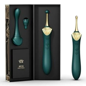 OJAM Online Shopping - Zalo Bess Clitoral Vibrator - # Green 1pc Sexual Wellness