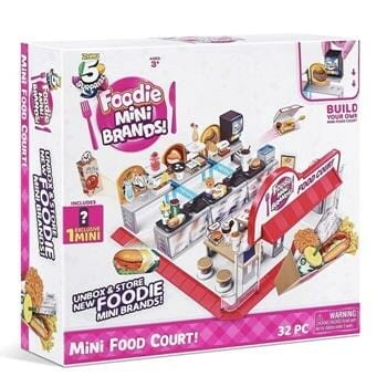 OJAM Online Shopping - Zuru 5 Surprise Mini Brands Series 1 -Mini Food Court Playset 30x32x8cm Toys