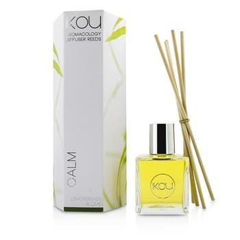 OJAM Online Shopping - iKOU Aromacology Diffuser Reeds - Calm (Lemongrass & Lime - 9 months supply) 175ml Home Scent