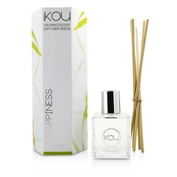 OJAM Online Shopping - iKOU Aromacology Diffuser Reeds - Happiness (Coconut & Lime - 9 months supply) 175ml Home Scent