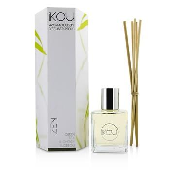 OJAM Online Shopping - iKOU Aromacology Diffuser Reeds - Zen (Green Tea & Cherry Blossom - 9 months supply) 175ml Home Scent