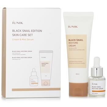 OJAM Online Shopping - iUNIK Black Snail Edition Skin Care Set 2pcs Skincare