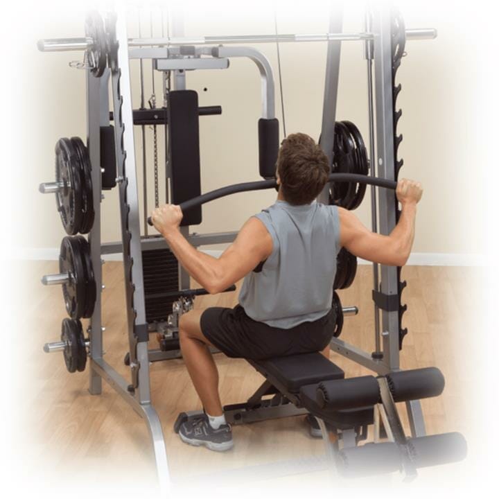 OJAM Gym and Fitness - Body Solid 210lb Lat Att to suit 7 Series Smith Machine