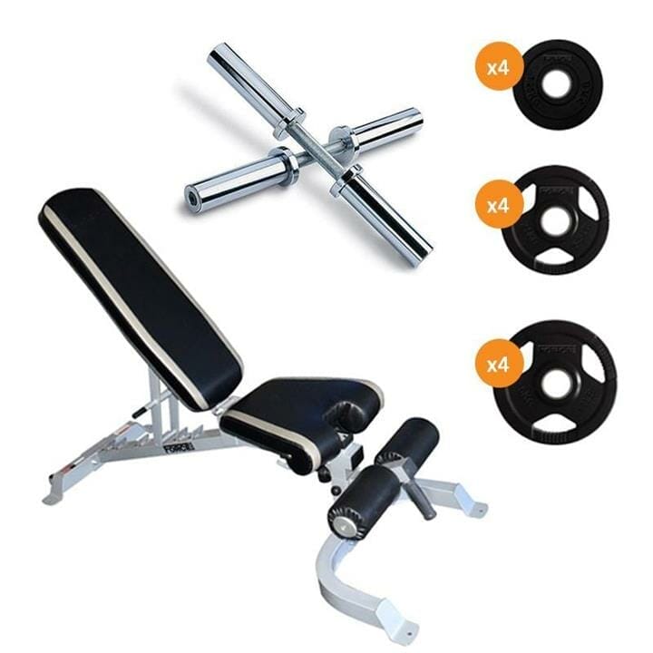 OJAM Gym and Fitness - Force USA FID Bench & Dumbbell Package