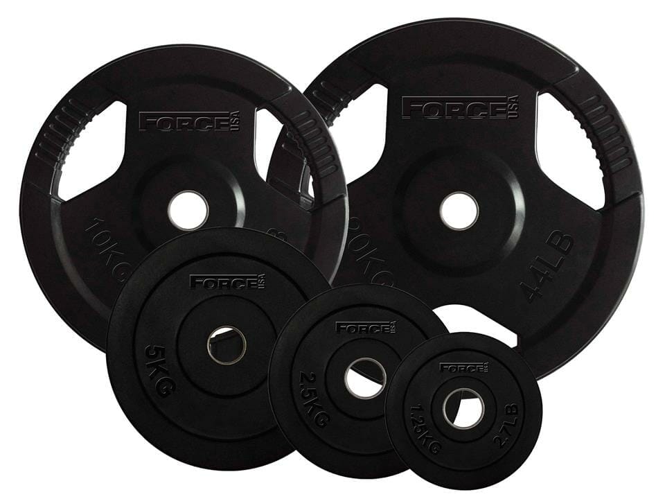 OJAM Gym and Fitness - Force USA Rubber Coated 29mm Standard Weight Plates (Sold individually)