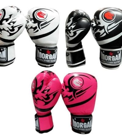 OJAM Gym and Fitness - Morgan Elite Boxing & Muay Thai Leather Gloves (8 -12 & 16oz)