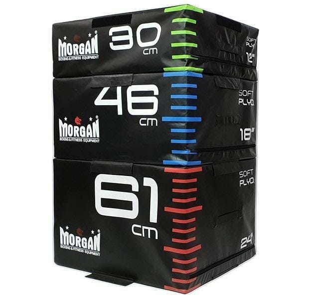 OJAM Gym and Fitness - Morgan HD Modular Plyo Box 12" + 18" + 24" (Set of 3)