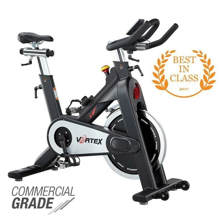 OJAM Gym and Fitness - Vortex V1600 Commercial Spin Bike - 28kg Flywheel