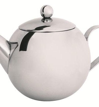 OJAM Online Shopping - Avanti stainless steel teapot with laser etched infuser 900mL
