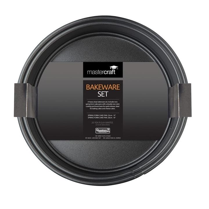 OJAM Online Shopping - Bakemaster Heavy Base Springform Cake Pan Twin Pack