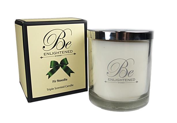 OJAM Online Shopping - Be Enlightened Triple Scented 80hr Candle Fir Needle