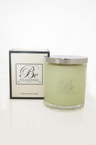 OJAM Online Shopping - Be Enlightened Triple Scented 80hr Candle Tropical Coconut
