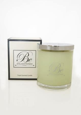 OJAM Online Shopping - Be Enlightened Triple Scented 80hr Candle Tropical Coconut