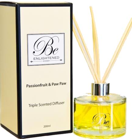 OJAM Online Shopping - Be Enlightened Triple Scented Diffuser Passionfruit & Paw Paw