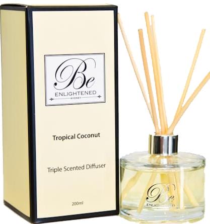 OJAM Online Shopping - Be Enlightened Triple Scented Diffuser Tropical Coconut
