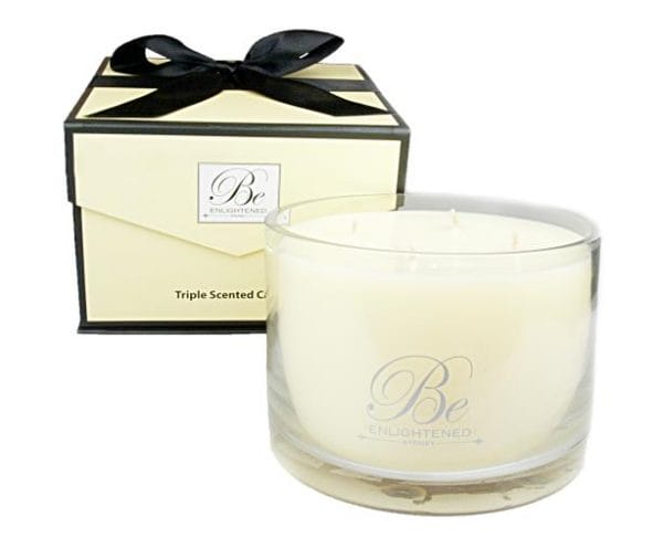 OJAM Online Shopping - Be Enlightened Triple Scented Luxury Candle Lavender & Mint