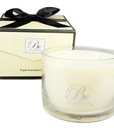 OJAM Online Shopping - Be Enlightened Triple Scented Luxury Candle Tropical Coconut