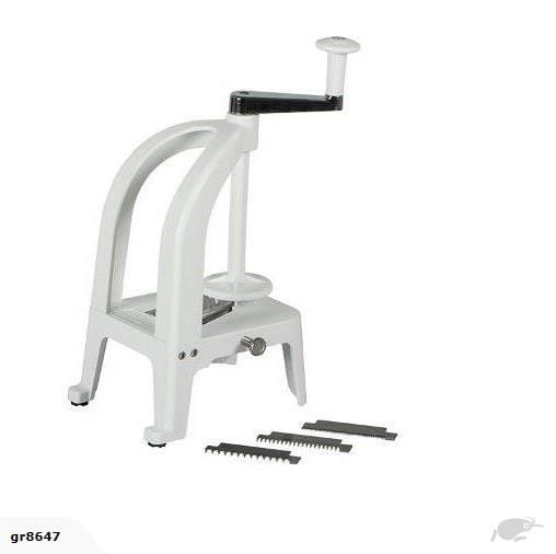 OJAM Online Shopping - Benriner Vertical Turning Slicer Thickness 1mm to 4mm with Interchange Blades  White