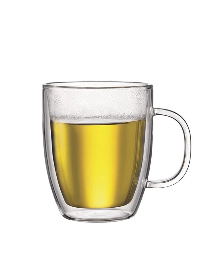 OJAM Online Shopping - Bodum Bistro Double Wall Glass Extra Large 0.45 Litre Set Of 2