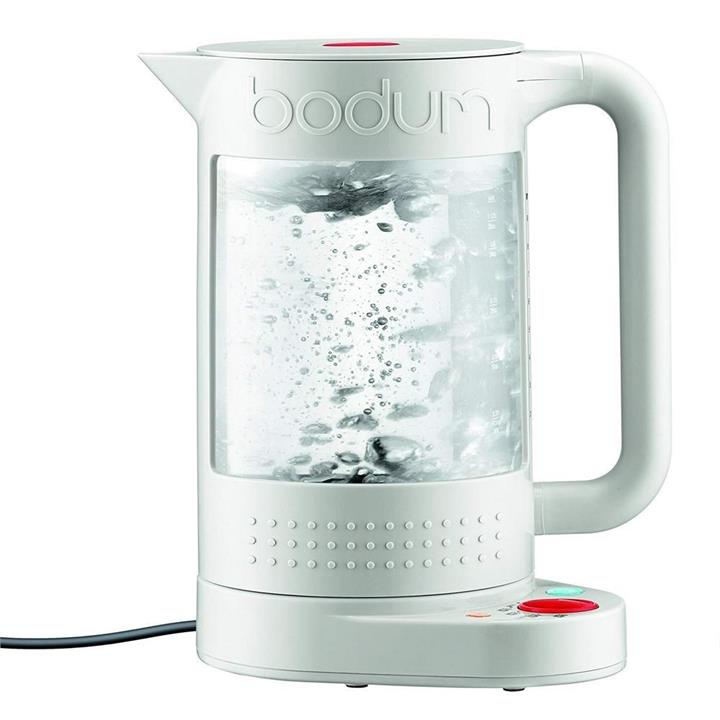 OJAM Online Shopping - Bodum Bistro Electric Water Kettle Double Wall with Temperature Control 1.1L Off White