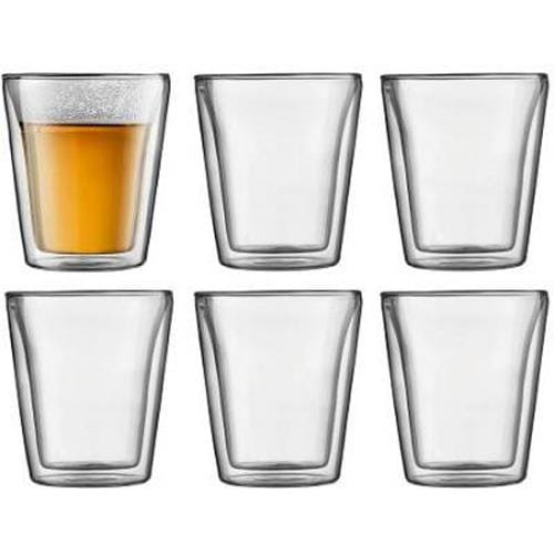 OJAM Online Shopping - Bodum CANTEEN Set of 6 glasses double wall medium 0.2 l