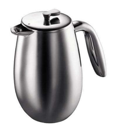 OJAM Online Shopping - Bodum Columbia Coffee maker, double wall, 8 cup, 1.0 l, 34 oz, s/s Shiny