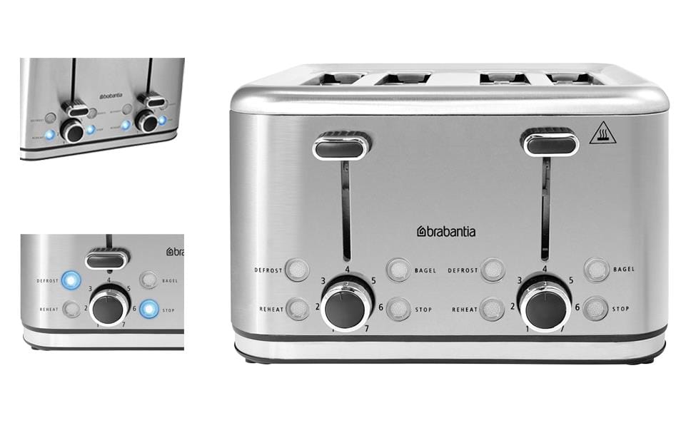 OJAM Online Shopping - Brabantia Electrical Toaster 4 Slice