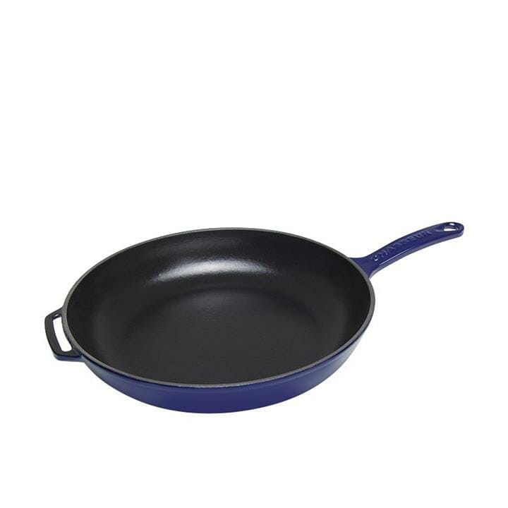 OJAM Online Shopping - Chasseur Fry Pan with Cast Handle 28cm French Blue