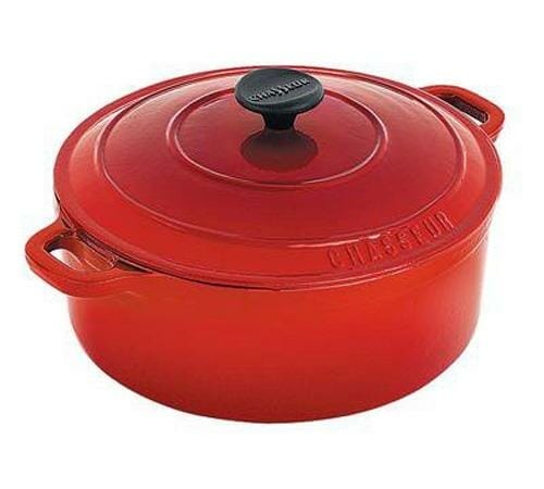 OJAM Online Shopping - Chasseur Inferno Red Round French Oven 28cm / 6.1 Litre