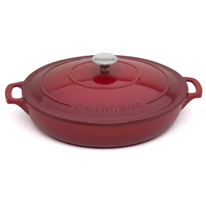 OJAM Online Shopping - Chasseur Round Casserole 30cm/2.5 Litre - Bordeaux