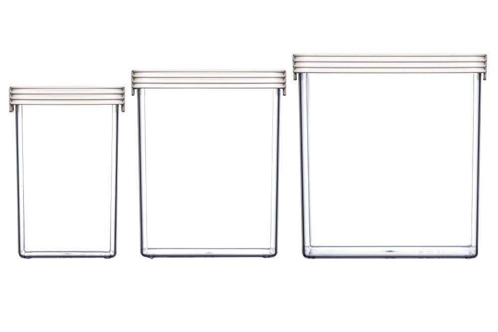 OJAM Online Shopping - Click Clack Basics Set of 3 Large White