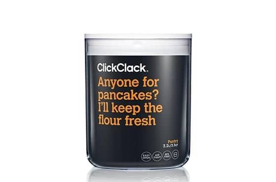 OJAM Online Shopping - Click Clack Pantry Round 3200ml Charcoal