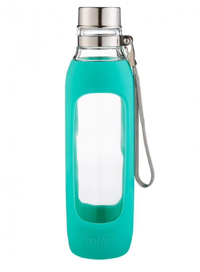 OJAM Online Shopping - Contigo Purity Glass Water Bottle Jade 591ml