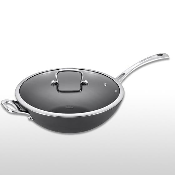 OJAM Online Shopping - Cuisinart Chef's iA+ 32cm Wok with Lid