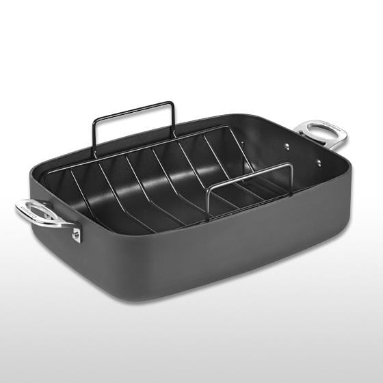 OJAM Online Shopping - Cuisinart Chef's iA+ 39 x 28cm Roasting Pan with Rack