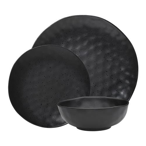 OJAM Online Shopping - Ecology Speckle Ebony 12pc Dinner Set For Four
