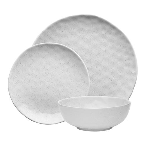 OJAM Online Shopping - Ecology Speckle Milk 12pc Dinner Set For Four
