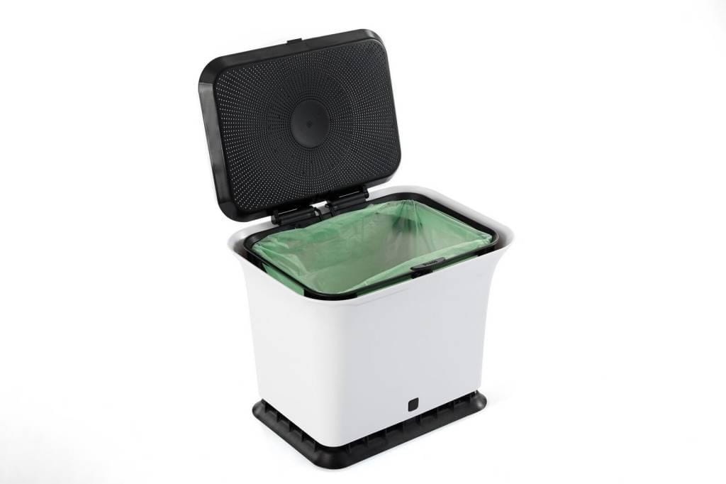 OJAM Online Shopping - Full Circle Fresh Air Compost Bin White/ Grey