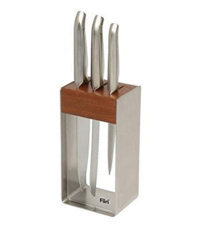 OJAM Online Shopping - Füri Pro Stainless Steel Knife Block Set 4pc