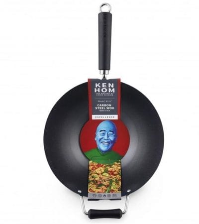 OJAM Online Shopping - Ken Hom Non-Stick Carbon Steel Wok 31cm