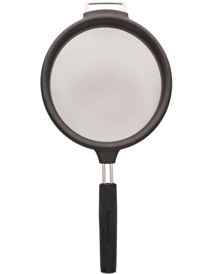 OJAM Online Shopping - KitchenAid Mesh Strainer 17.5cm Black
