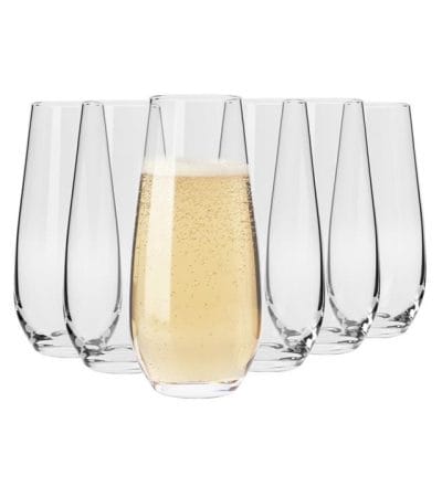 OJAM Online Shopping - Krosno Harmony Stemless Flute Set of 6