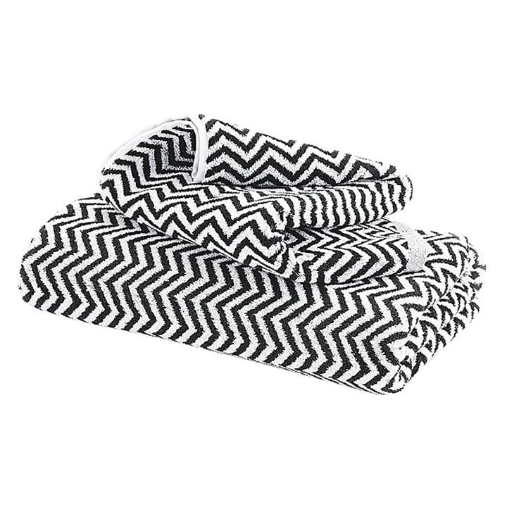OJAM Online Shopping - L&M Home Black & White Herringbone Bath Mat 51x81cm