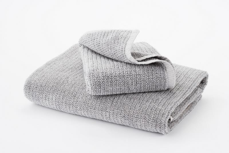 OJAM Online Shopping - L&M Home Grey Textured Tweed Bath Towel 143x76cm