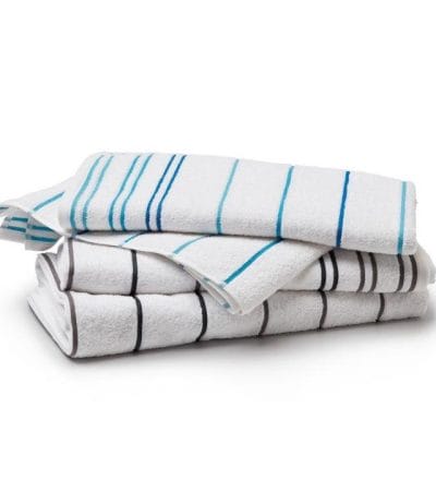 OJAM Online Shopping - L&M Home Resort Towel Blue/White Stripe 80x180cm