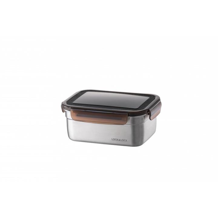 OJAM Online Shopping - Lock & Lock Food-Safe Stainless Steel Rectangular container 1.1L