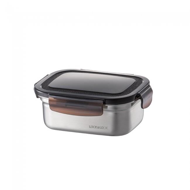 OJAM Online Shopping - Lock & Lock Food-Safe Stainless Steel Rectangular container 500ml