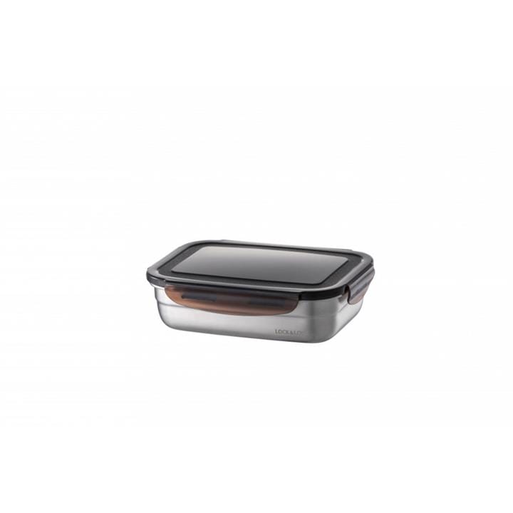 OJAM Online Shopping - Lock & Lock Food-Safe Stainless Steel Rectangular container 670ml