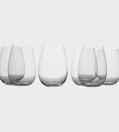 OJAM Online Shopping - MAXWELL AND WILLIAMS Mansion Stemless White Wine 500ML Set of 6